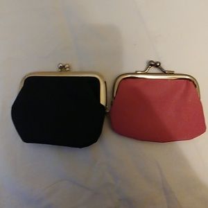Lot of 2 coin purses